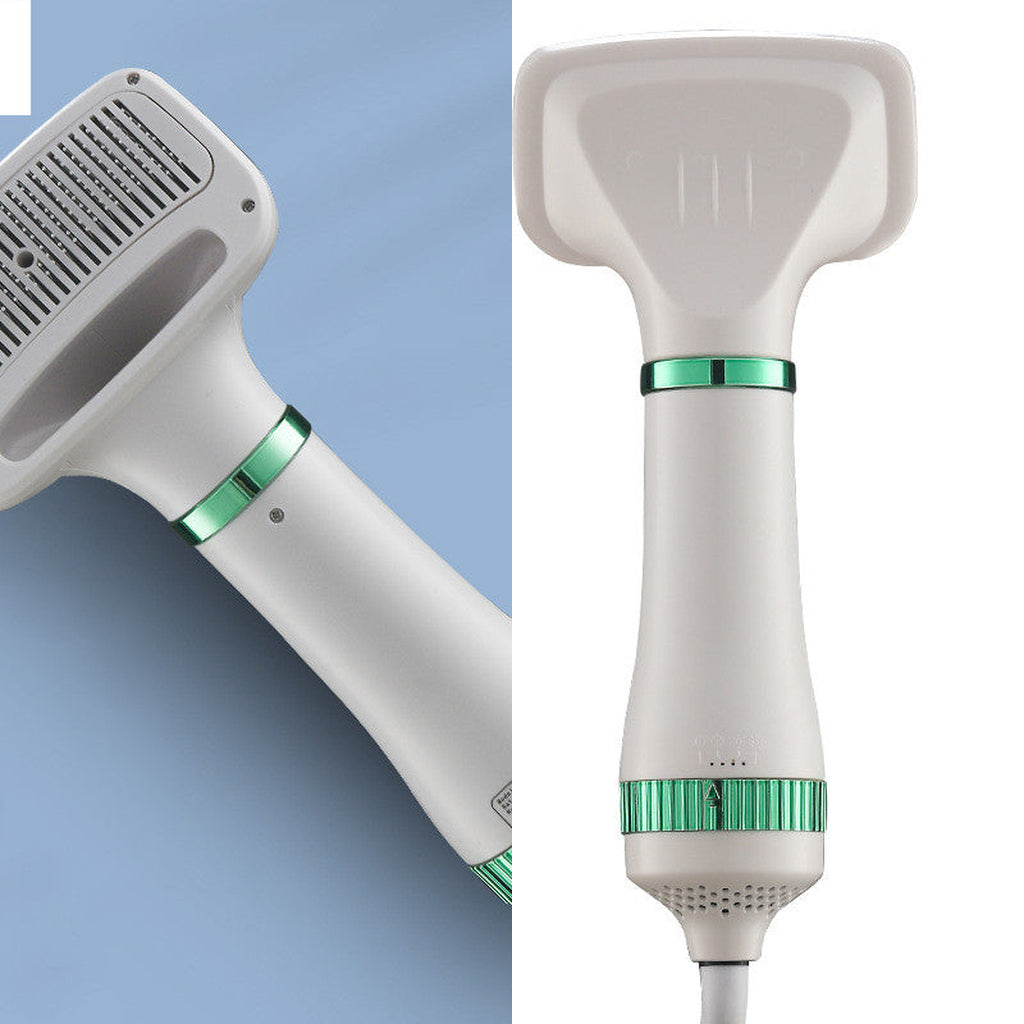 2-in-1 Portable Pet Hair Dryer & Grooming Brush — size and specification view