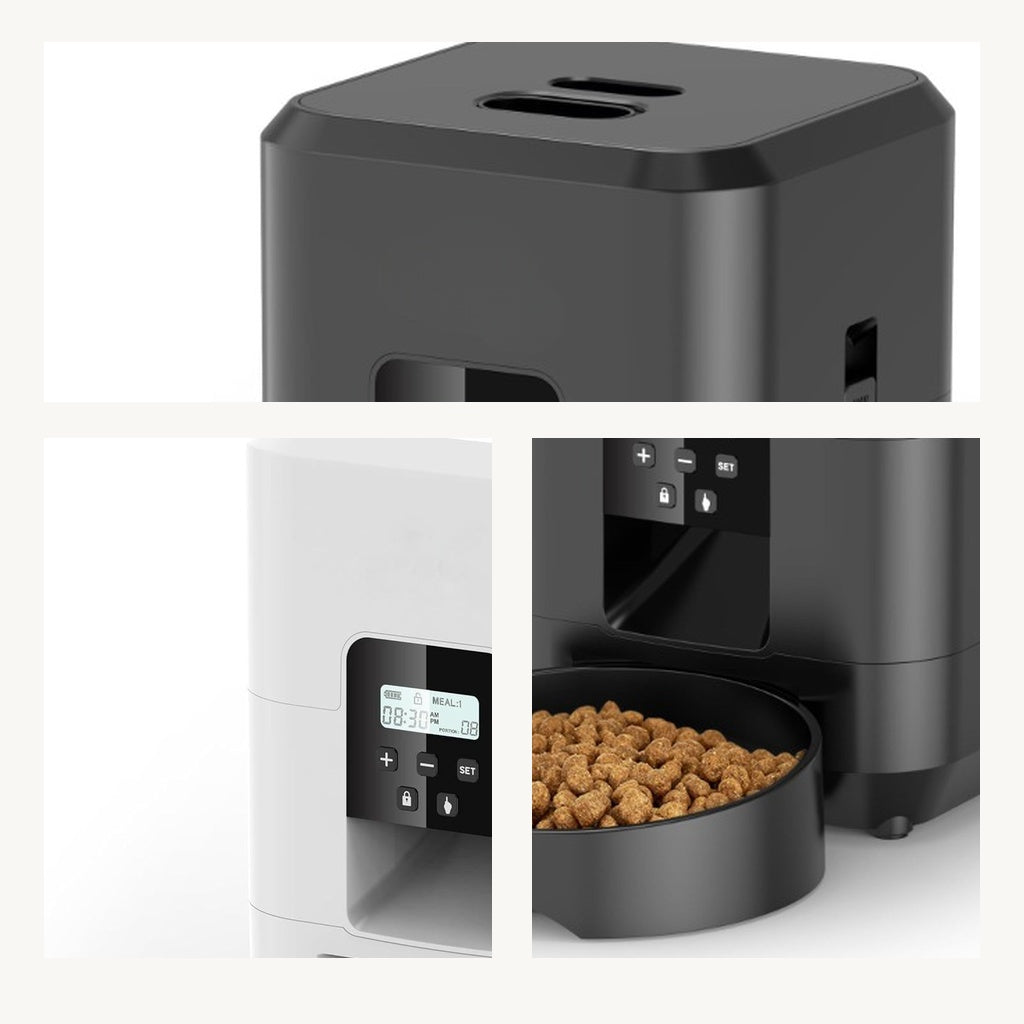 Smart Automatic Pet Feeder with WiFi & App Control — size and specification view