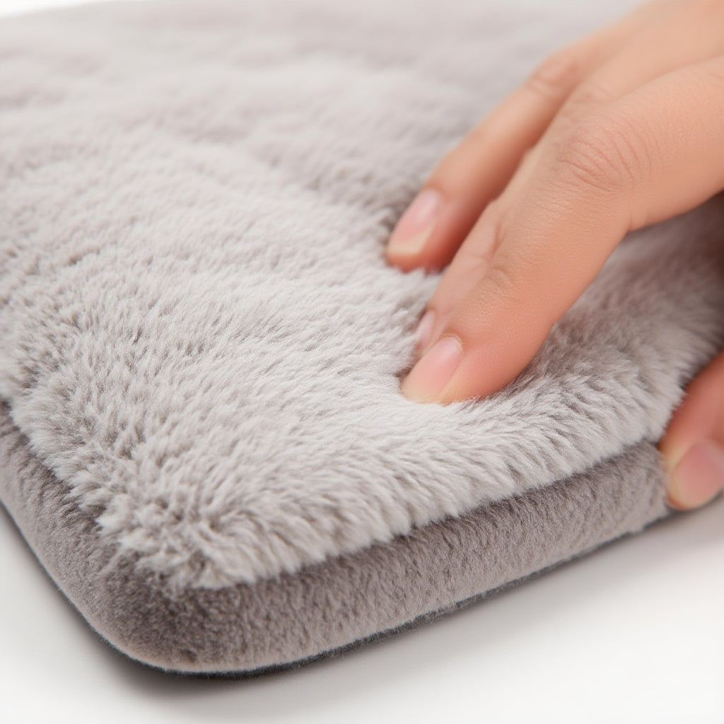 Close-up of the soft long-plush surface