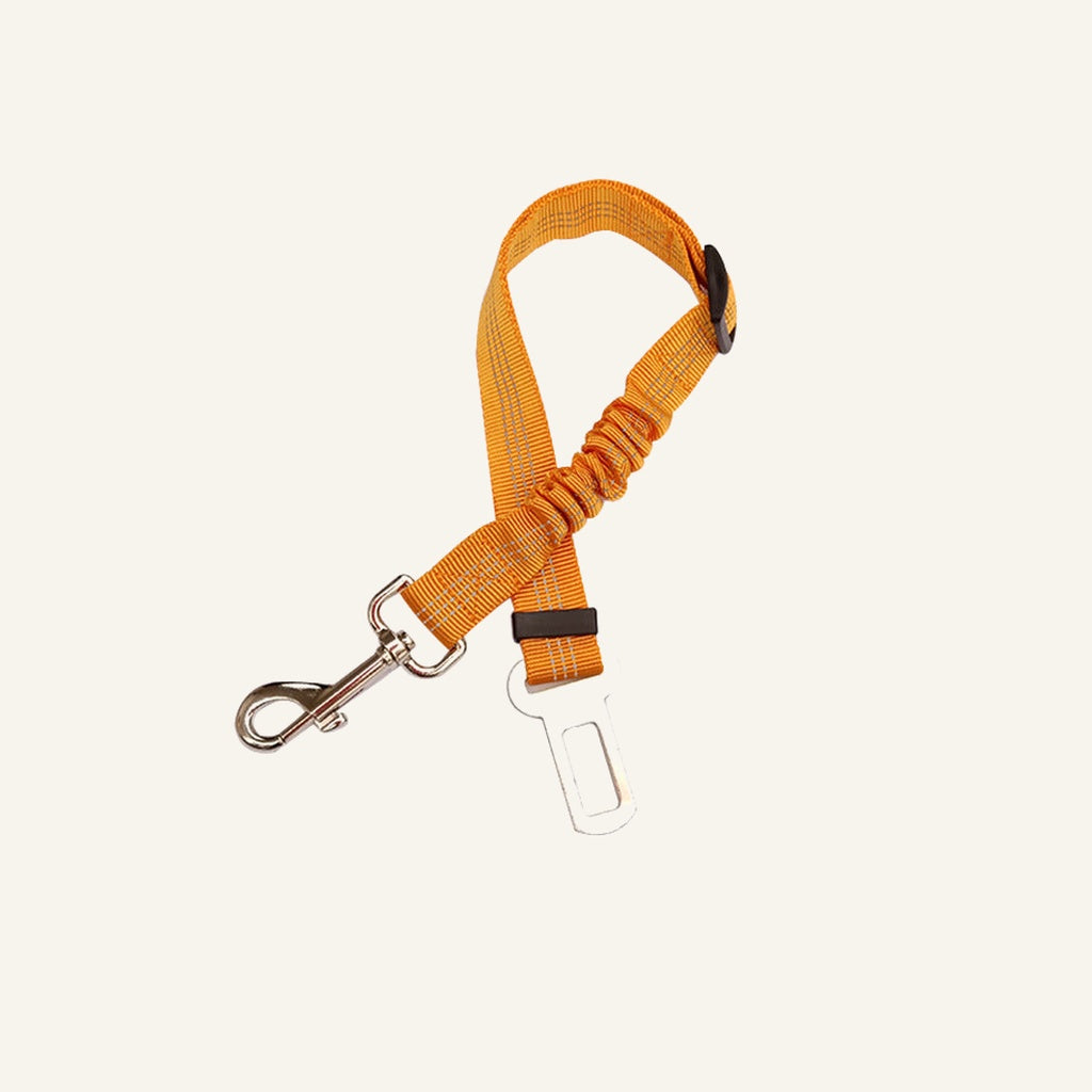 Adjustable Reflective Elastic Dog Seat Belt — size and specification view