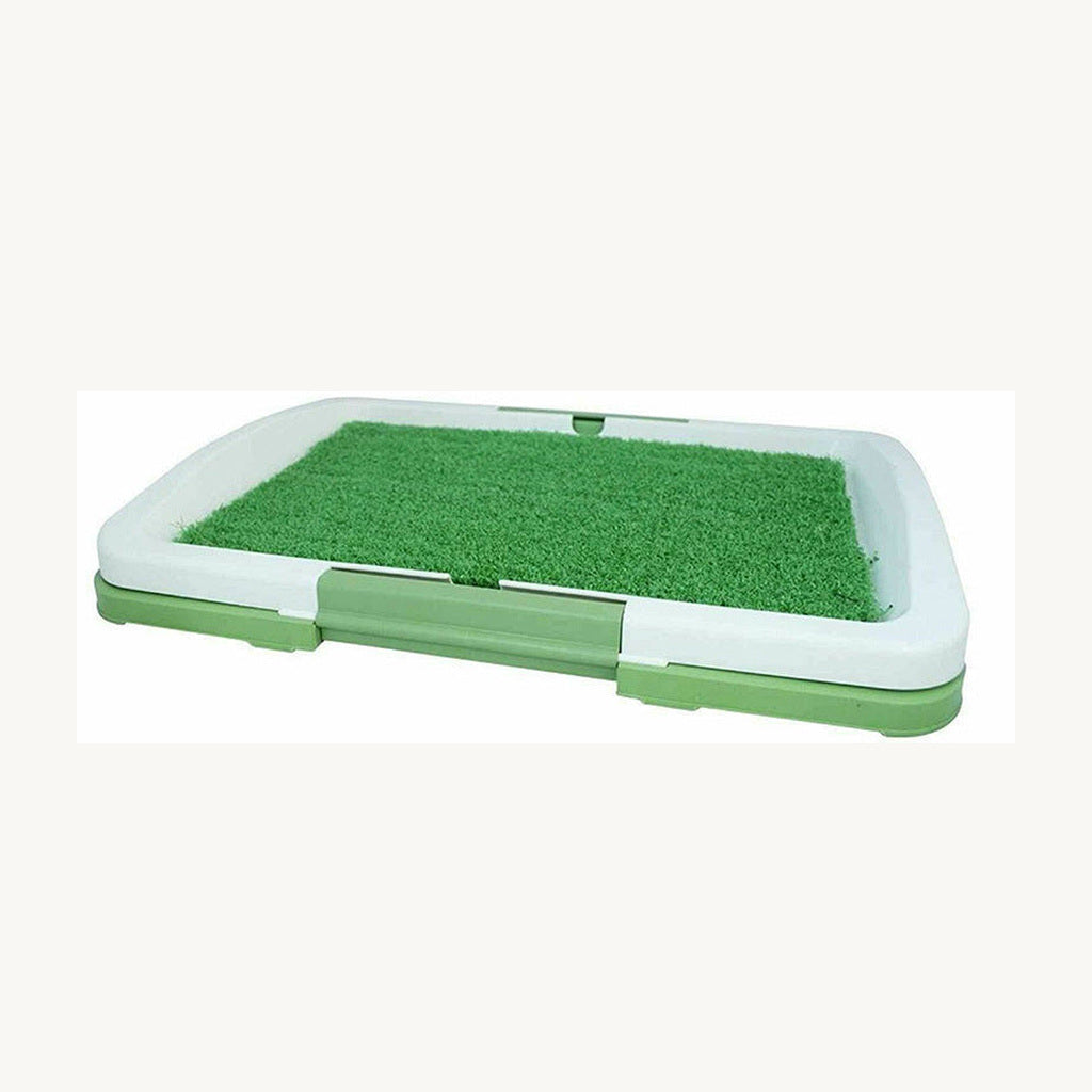 Indoor Dog Grass Potty Trainer with Waste Tray & Grid — size and specification view