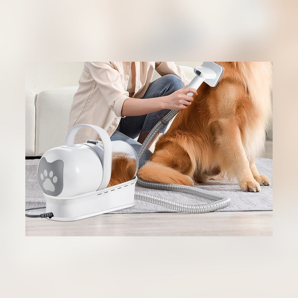 7-in-1 Pet Grooming Vacuum & Hair Trimmer Kit — material detail