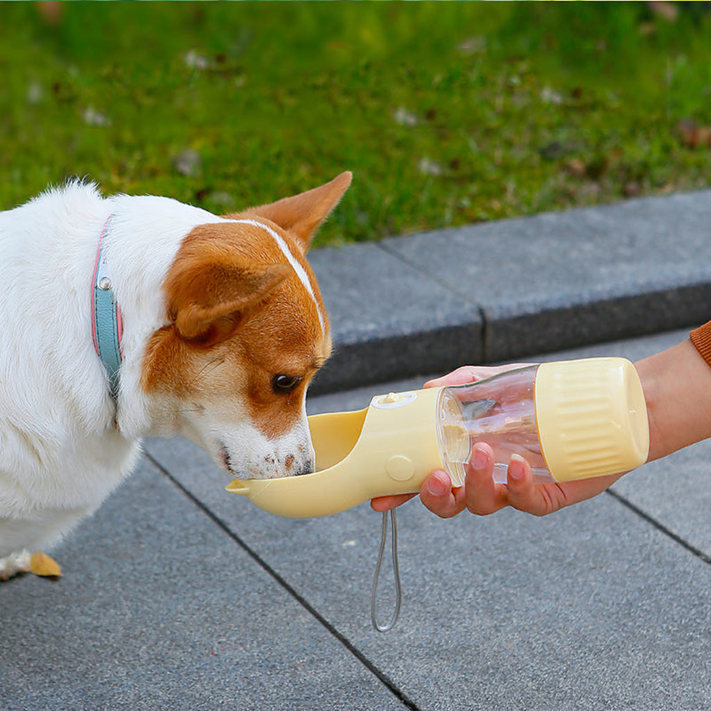 Portable 2-in-1 Outdoor Pet Water & Food Bottle — material detail