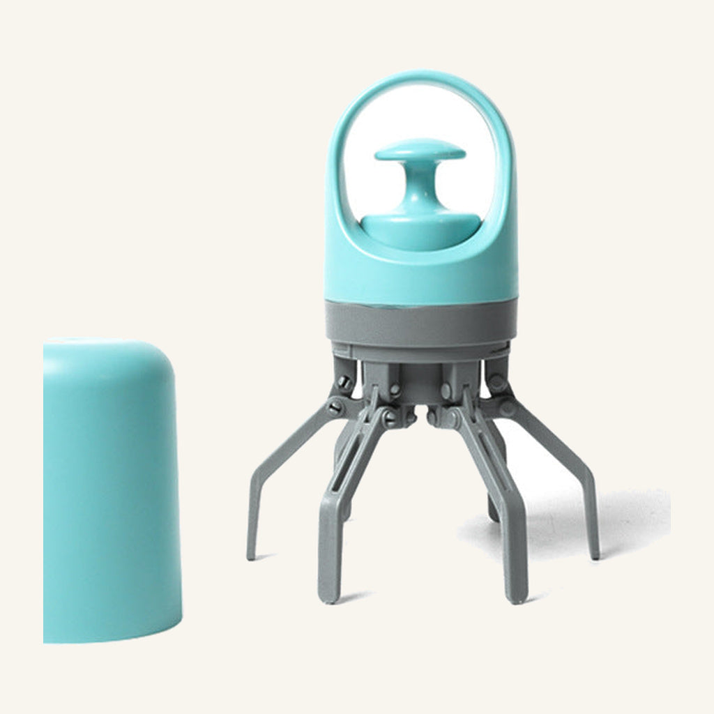 Portable Claw Poop Scooper with Bag Dispenser — size and specification view
