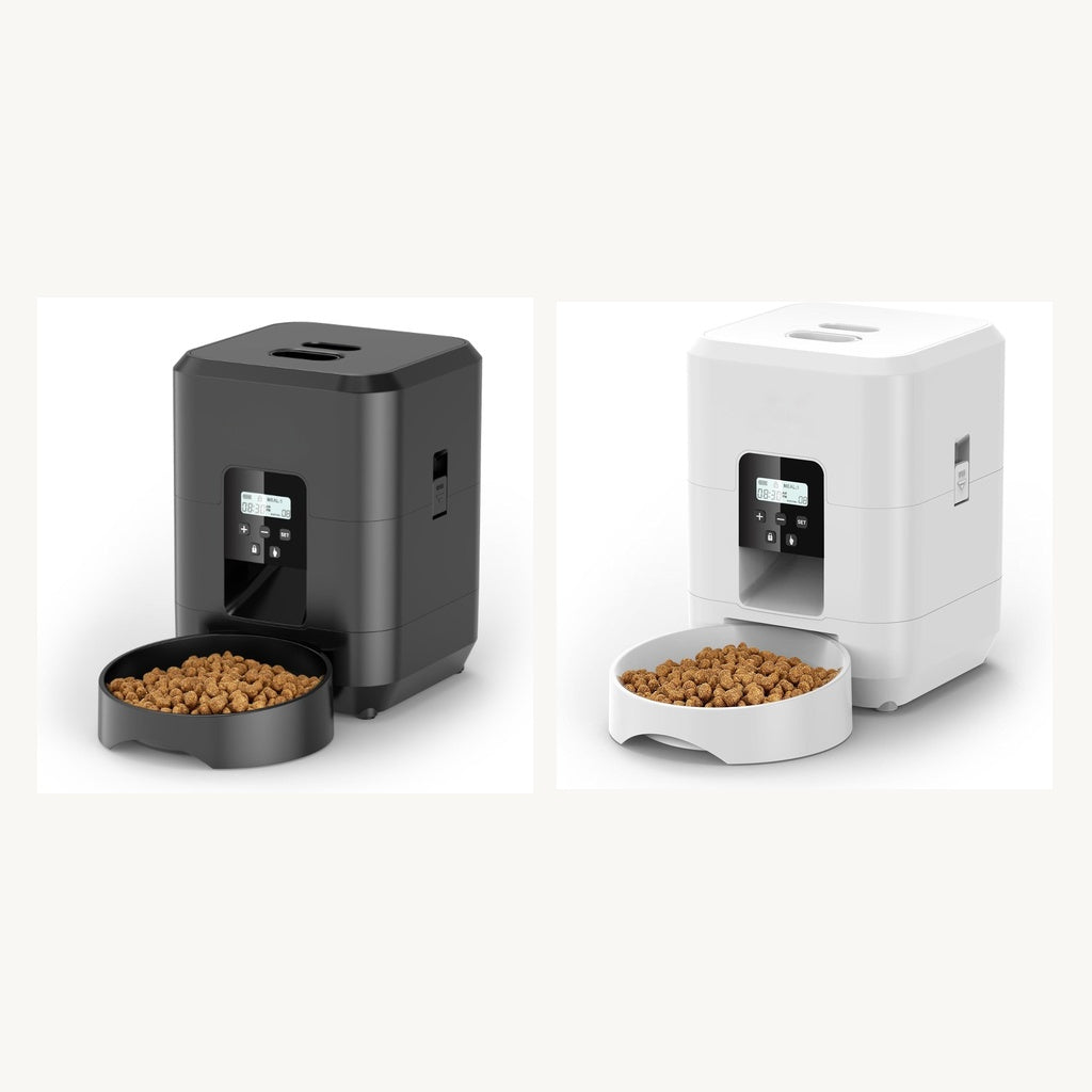 Smart Automatic Pet Feeder with WiFi & App Control — color and product view